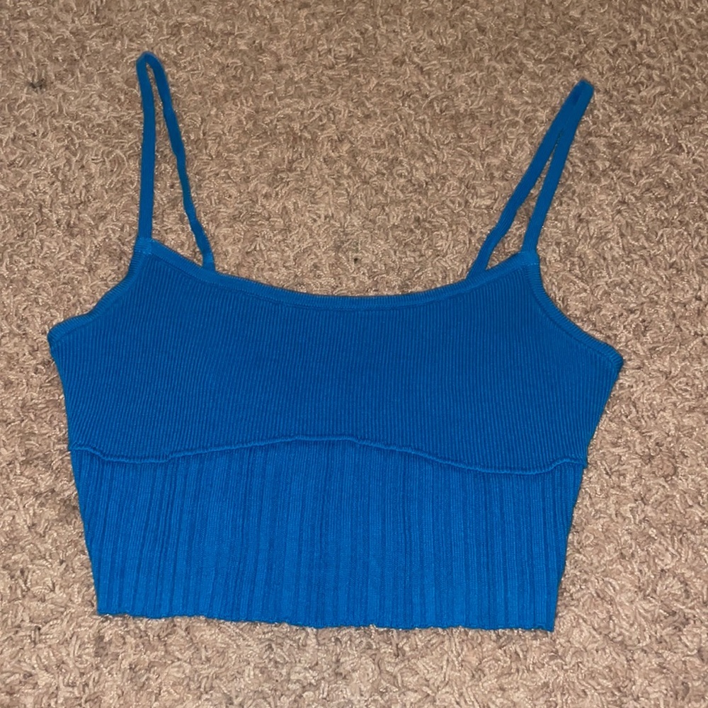 Pacsun (LA Hearts) blue tank with details